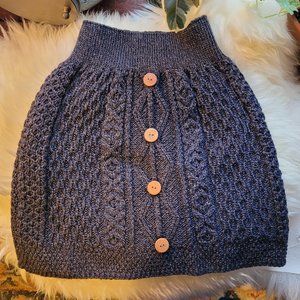 Irish Merino Wool Mini Skirt! NWT Size S-M